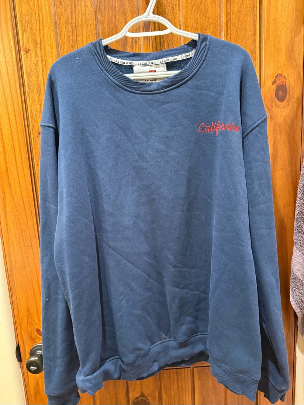 LEGOLAND Men's Navy Crewneck Sweatshirt with 'California' Script